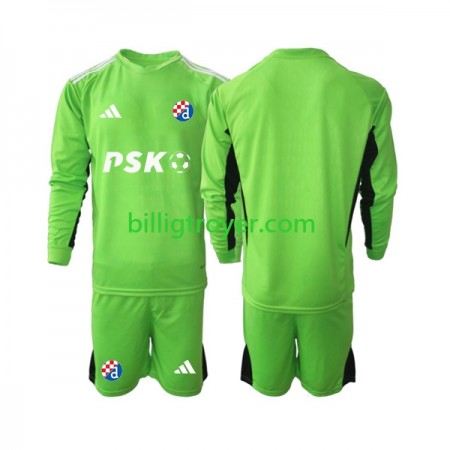 Billige Fotballdrakter Dinamo Zagreb Keeper Barn Hjemmedraktsett 2023/24 Langermet